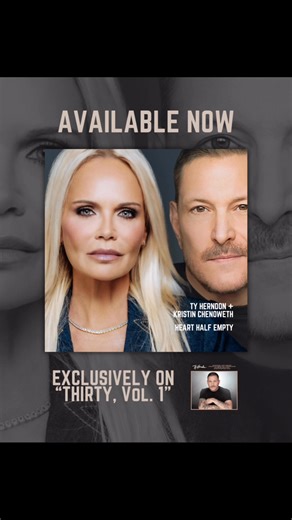 So proud of this re-imagining with the amazing Kristin Chenoweth. Y’all keep listening and lemme know what you think! https://c44.lnk.to/THIRTYVol1 | Ty Herndon