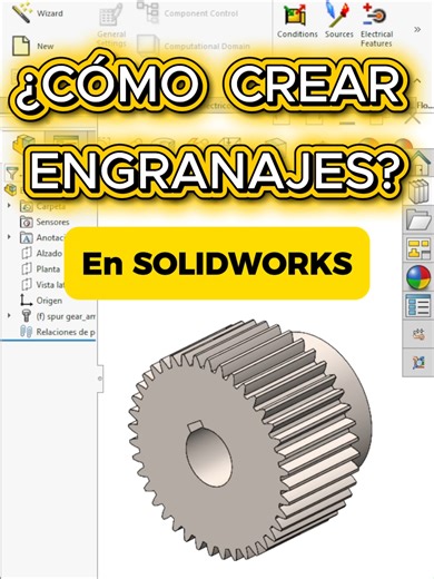 ¿Alguna vez intentaste crear un engranaje en SolidWorks y algo no cuadró? ⚙️ Dientes que no encajan, perfiles que “se ven bien” pero no funcionan… No es el comando. Es entender cómo debe funcionar el engranaje. En este tutorial te muestro cómo crear engranajes que sí trabajan, con lógica de diseño mecánico y sin atajos raros. 🎥 Míralo y aplícalo en tus propios modelos. 👉 Si estás aprendiendo SolidWorks y quieres hacerlo bien, súmate a mi grupo VIP. 🔗 Link en el perfil #SolidWorks #Engranajes 