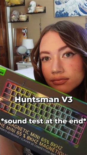 The ‪@razer‬ Huntsman V3 HE Magnetic Keyboard just became my FAVORITE keyboard for gaming... ⌨️🔥