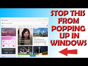 Remove Widgets From Windows 11