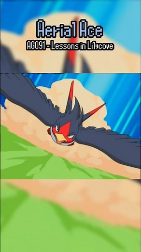 EVERY Move Used by Ash’s Swellow 🐦 #pokemon