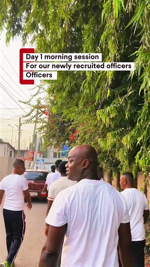 Morning jogging session with our newly recruited officers #security #skones #Guard #securitycompany #securityescort