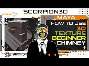 MAYA FOR BEGINNER, ROCK 3D TEXTURE NODE, LET’S WORK ON CHIMNEY IN HYPERSHADE