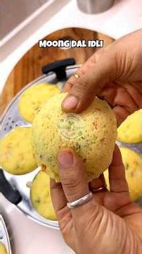 Healthy Breakfast: Moong Dal Idli 🌿 Super Spongy, Super Healthy!