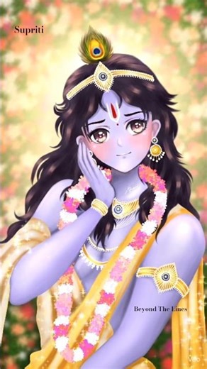 How I paint Krishna ✨