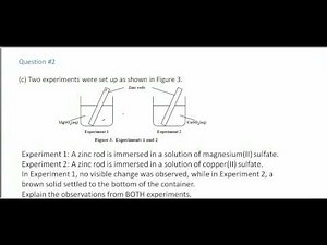 CSEC Chemistry - January 2014 Questions 2,3,4