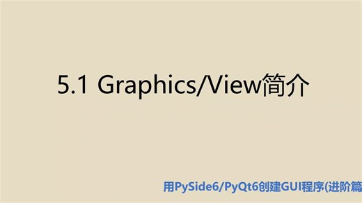 进阶篇5.1 Graphics、View简介