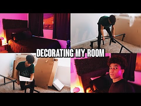 Decorating my room! (new bed, curtains, posters and more)