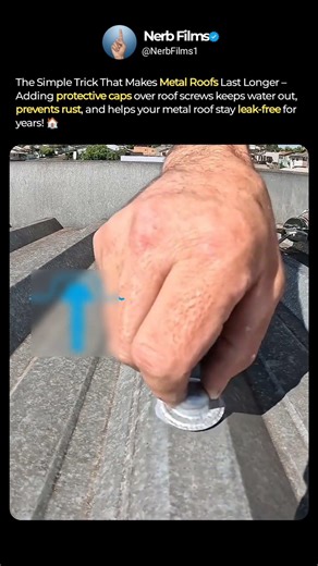Roof Screw Protection Hack 🏠🔩