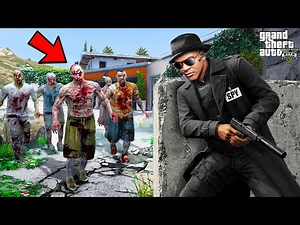 Franklin Joining The Spies in Zombie Outbreak GTA 5 | SHINCHAN and CHOP