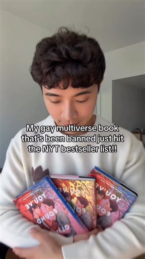 Dustin Thao on Instagram: "Thanks for supporting queer books 🤍You’ve Found Oliver is a multiple timeline story about grief and finding the one you’re meant for in every single universe! Available everywhere books are sold #BookTok #books #bookstagram #youvereachedsam"