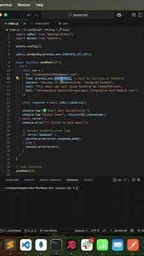 How to Send Emails Using SendGrid in Node.js #coding #sendgrid #nodejs #backend