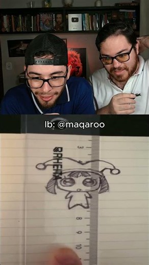 Measuring the drawing with a ruler #reactwills