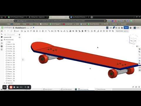 OnShape: Easy Skateboard