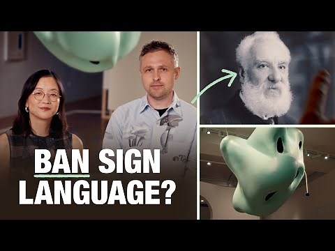Did we nearly lose sign language in 1880? Christine Sun Kim and Thomas Mader explain...