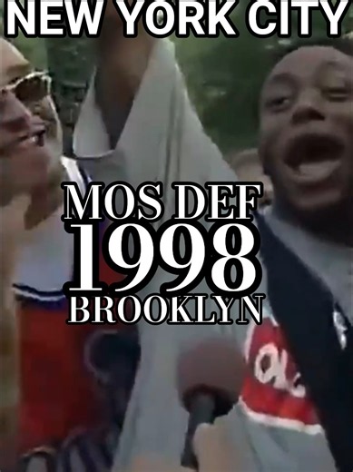 Black Star Mos Def (Yasiin Bey) Streets of Brooklyn, New York in 1998
