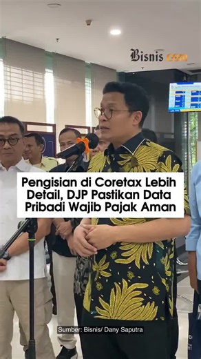 Pengisian di Coretax Lebih Detail, DJP Pastikan Data Pribadi Wajib Pajak Aman Direktorat Jenderal Pajak (DJP) memastikan data pribadi wajib pajak yang masuk melalui sistem administrasi perpajakan tetap aman dan terlindungi. Keamanan tersebut, menurut DJP, diperkuat melalui audit berkala yang dilakukan oleh Badan Siber dan Sandi Negara (BSSN) serta Kementerian Komunikasi dan Digital (Kemenkomdigi), khususnya terkait keamanan jaringan dan perlindungan data pribadi. Direktur Jenderal Pajak Bimo Wij
