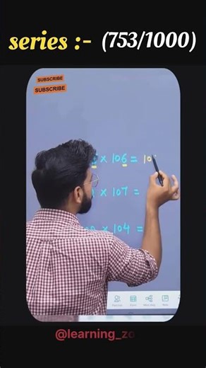 Maths Short trick series (753/1000 ) ✅. #tranding #tricks #math #genius #important #toper #shorts