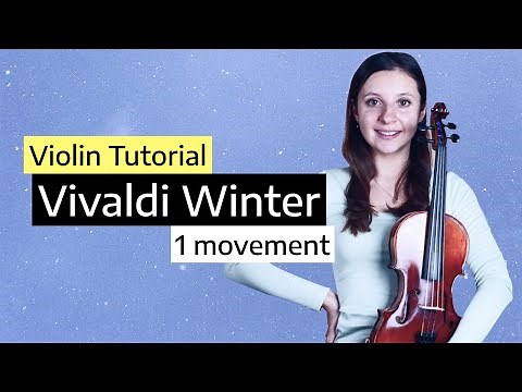 Vivaldi Winter 1 Movement Violin Tutorial