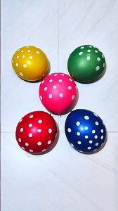 🎈 Perfect Polka Dot Balloon Harmony | Relaxing Color ASMR Visual #dotballoon