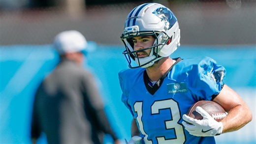 Panthers training camp features Hubbard-Wallace scuffle, Hunter Renfrow showcase, QB drills