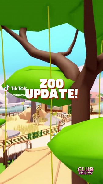 Play ZOO update now! 🐘🦒 #clubroblox #clubrobloxupdate #robloxzoo #robloxroleplay