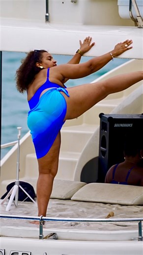 Miami Famous on Instagram: "Exclusively for our camera at the Haulover Inlet sandbar"