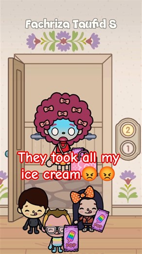 They took all my ice cream😡😡 #tocaboca #funny #tocalifeworld #shorts