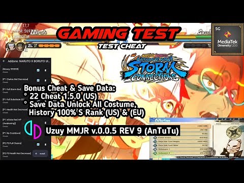 Cheat 1.5.0 (US) | Save Data Unlock All Costume | NARUTO X BORUTO Ninja STORM CONNECTIONS | Android