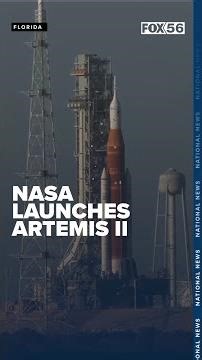 Artemis II astronauts blast off for historic moon mission