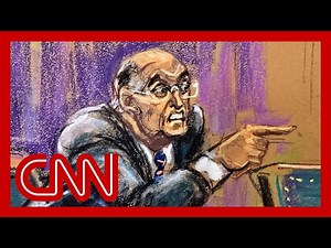 'He's losing it': Courtroom sketch artist describes Giuliani's behavior inside court
