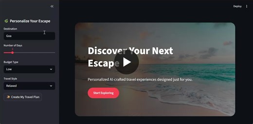 AI Travel Planner: Personalized Itineraries Budget Breakdowns | Shreya Sachan posted on the topic | LinkedIn