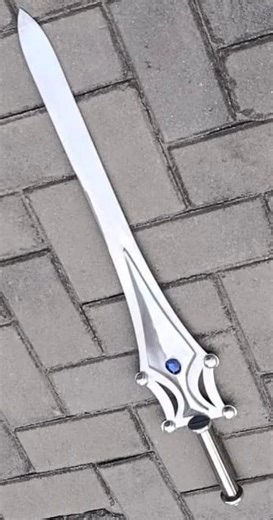 She-ra Inspired Handmade Sword — Stainless Steel Collectible With Gemstone, Perfect for Cosplay - Etsy