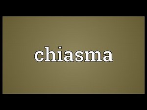 Chiasma Meaning