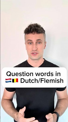 How to say question words in Dutch/Flemish #dutch #flemish #netherlands #belgium #learndutch
