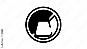 Allergen Free Products Icon Animation Allergen Free Food, Drink Pictograms. Healthy Produce, Safe Dairy, Poultry, Cereals. Genetic Nutrients Intolerance