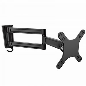 Wall-Mount Monitor Arm - Dual Swivel - For up to 34" (33.1lb/15kg) Displays