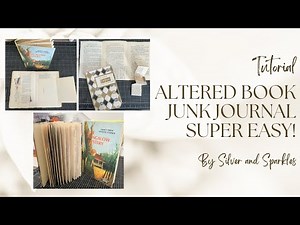Let's make an Old Book into a Junk Journal- EASY Altered Book Tutorial!