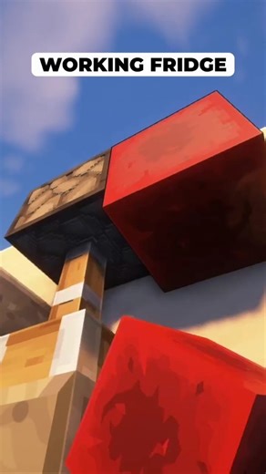 OmniGod Gamer on Instagram: "Minecraft Working Fridge 🤓 (Sempero)"