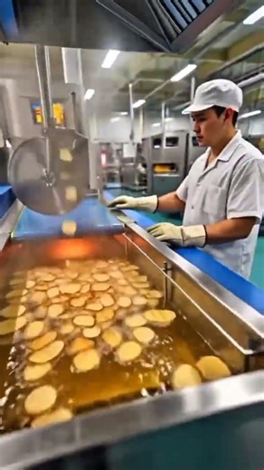 🤯How Potato Chips Are Made in Factory | Inside the Potato Chips Factory Process...