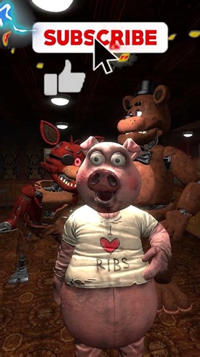 BABI GILA Vs. FREDDY dan FOXY #shorts