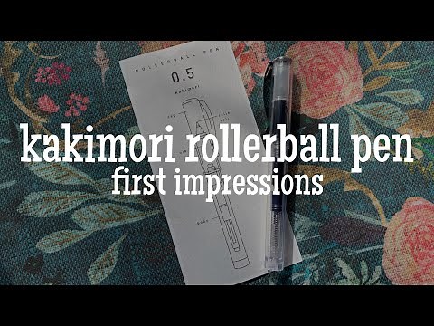 Kakimori Refillable Rollerball Pen First Impressions