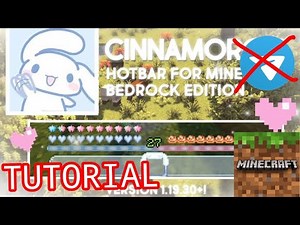 TUTORIAL TO GET CINNAMOROLL HOTBAR! || Minecraft 1.26.0