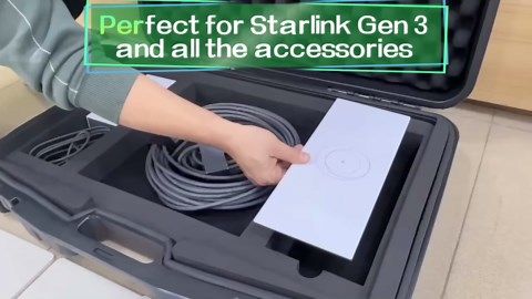Starlink Standard Gen 3 Protective Hard Case – Advanced Waterproof & Impact-Resistant Protection, Ideal for Satellite Dish and Accessories, Perfect for Outdoor, RV and Camping