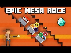 24 Minecraft Marble Race EP.17: Epic Mesa Biome Race