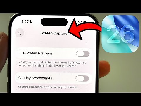 iPhone: How To Change Screenshot Settings iOS 26 (Stuck in Full Screen?)