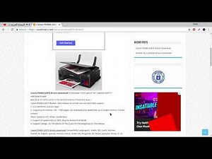 Canon G3010 driver windows mac os and how to install