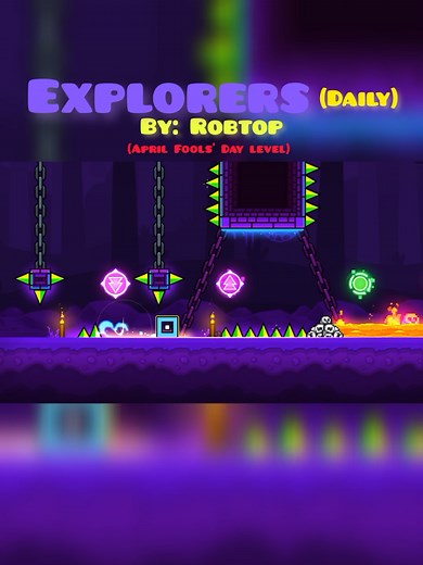 Explore Geometry Dash: April Fools' Day Level