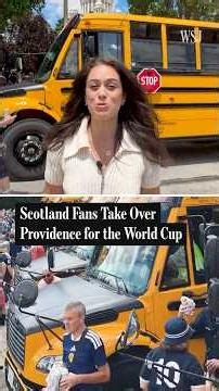 Why Scotland Fans Are Going to the World Cup on School Buses
