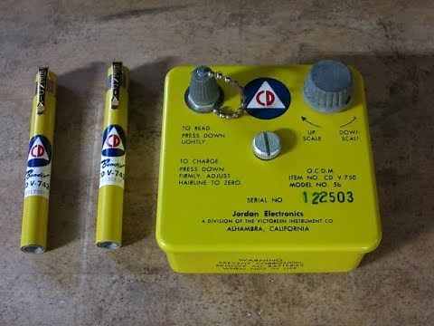 Civil Defense Dosimeter - how to repair, use and calibrate vintage dosimeters
